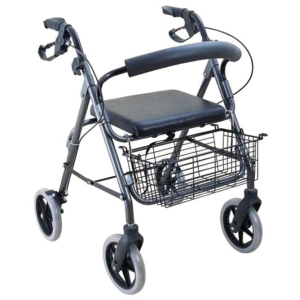 Aluminum Stroll Rollator with Cable Brakes